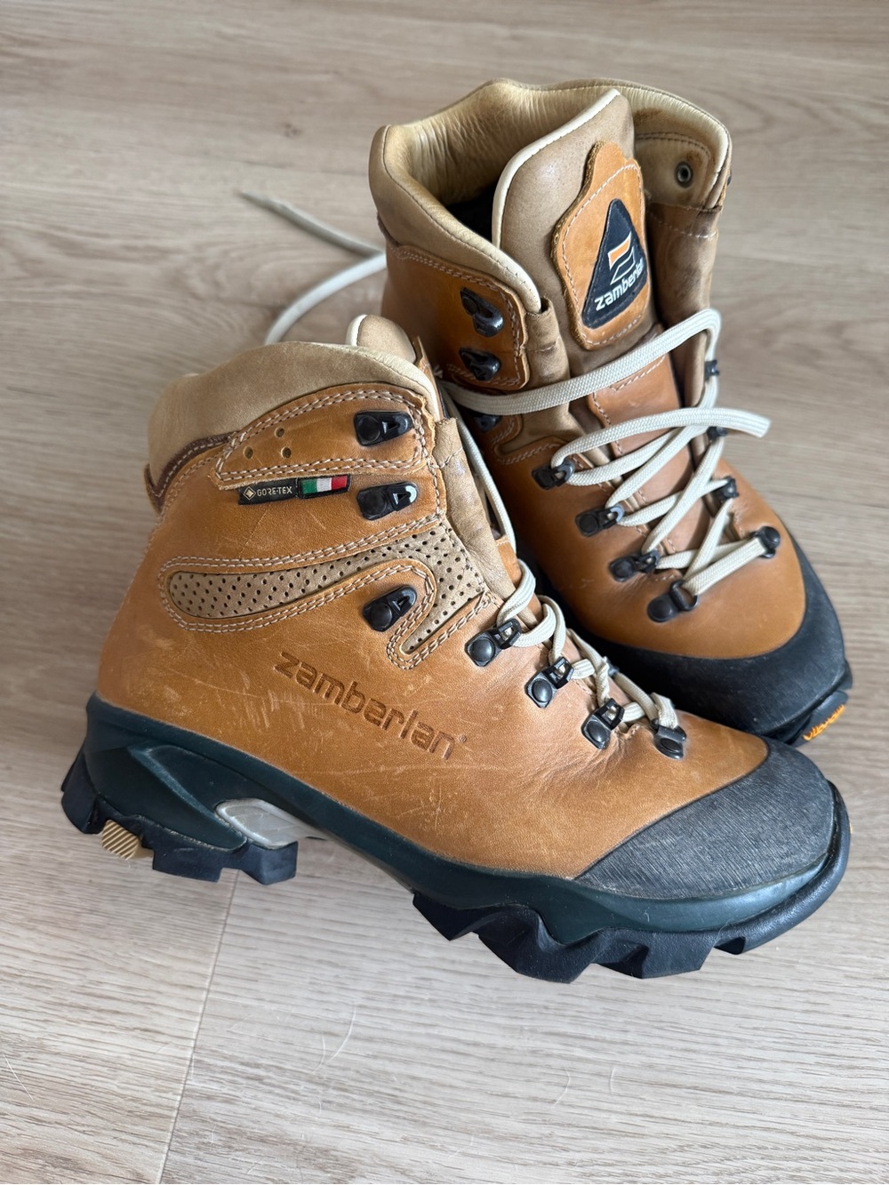 Zamberlan Women's Lace-Up Tan Hiking Boots